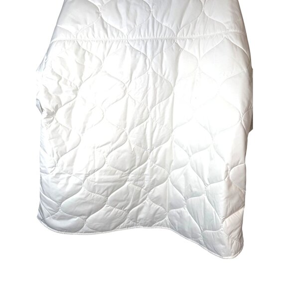 NWT Nike XL White Quilted Oversized Fit Jacket Knee Length - Picture 8 of 15